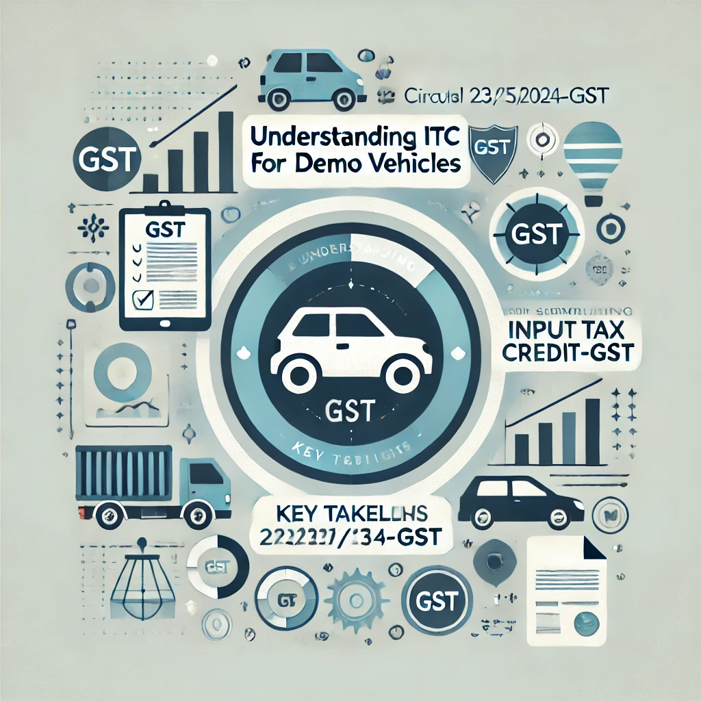 Understanding ITC for Demo Vehicles Key Takeaways from Circular 231252024-GST