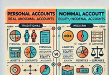 Rules of Debit and credit Handwritten notes by FCA Devesh Thakur