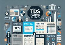 Types of tds forms and due dates