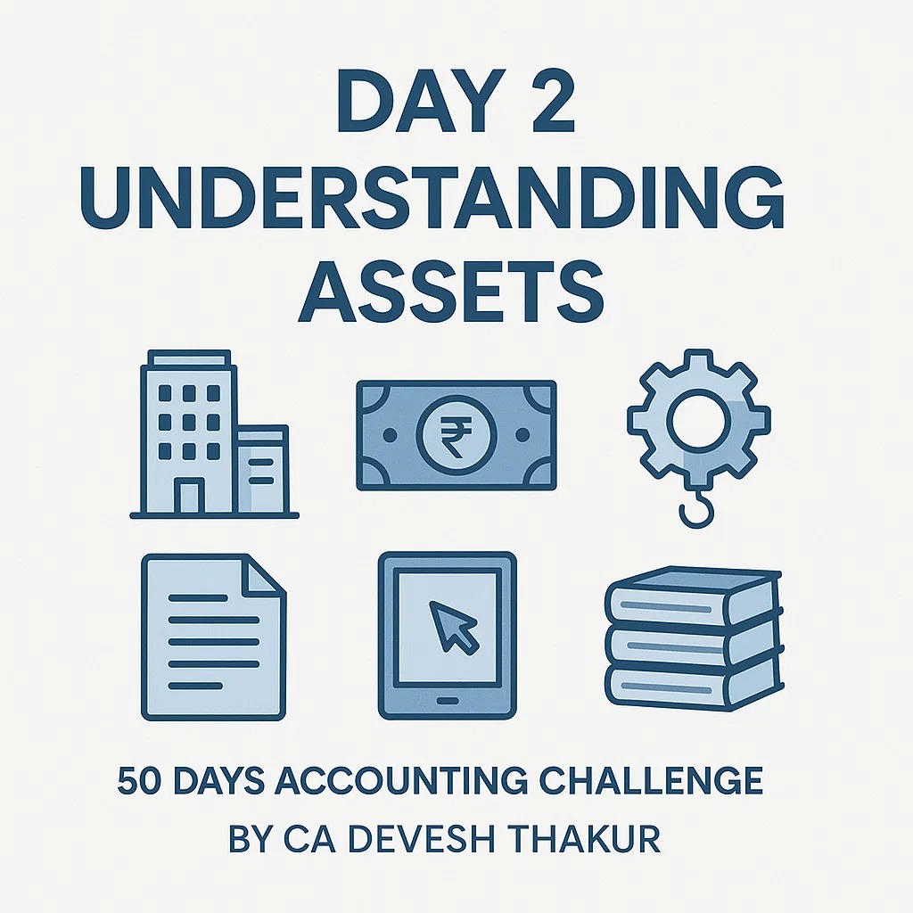 Day 2 of 50 days accounting challenge by ca devesh thakur